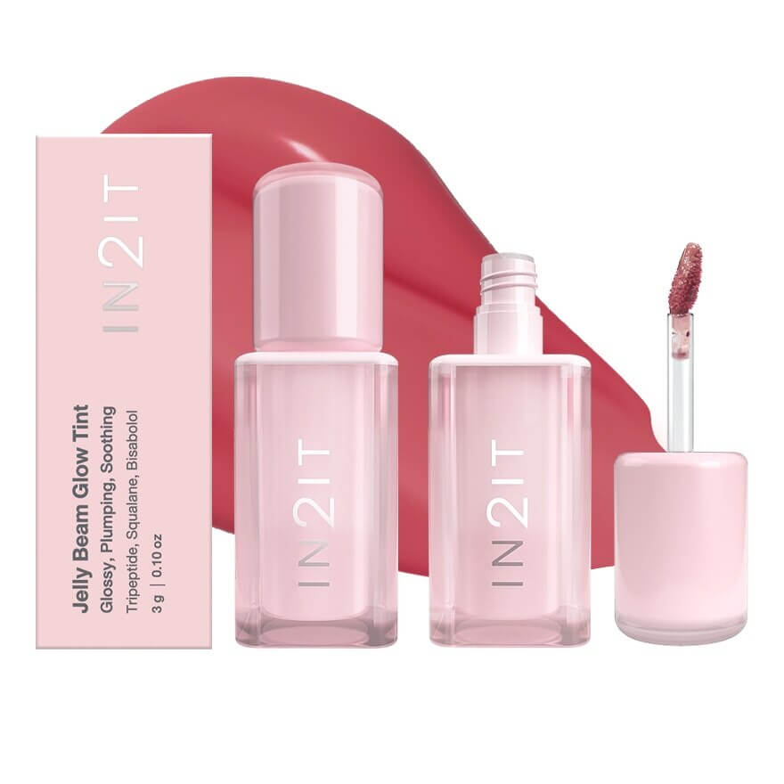 IN2IT JELLY BEAM GLOW TINT LIP PRODUCT - GLOSSY LIP TINT