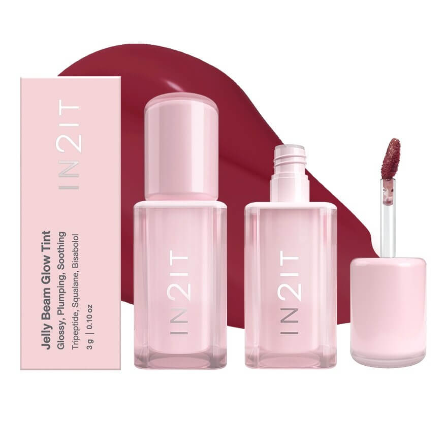IN2IT JELLY BEAM GLOW TINT LIP PRODUCT - GLOSSY LIP TINT