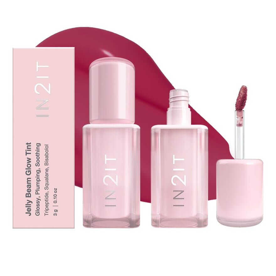 IN2IT JELLY BEAM GLOW TINT LIP PRODUCT - GLOSSY LIP TINT