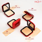 Load image into Gallery viewer, IN2IT ULTRA SMOOTH POWDER PACT SPF35 PA+++ FACE POWDER - MATTE COMPACT POWDER SPF 35
